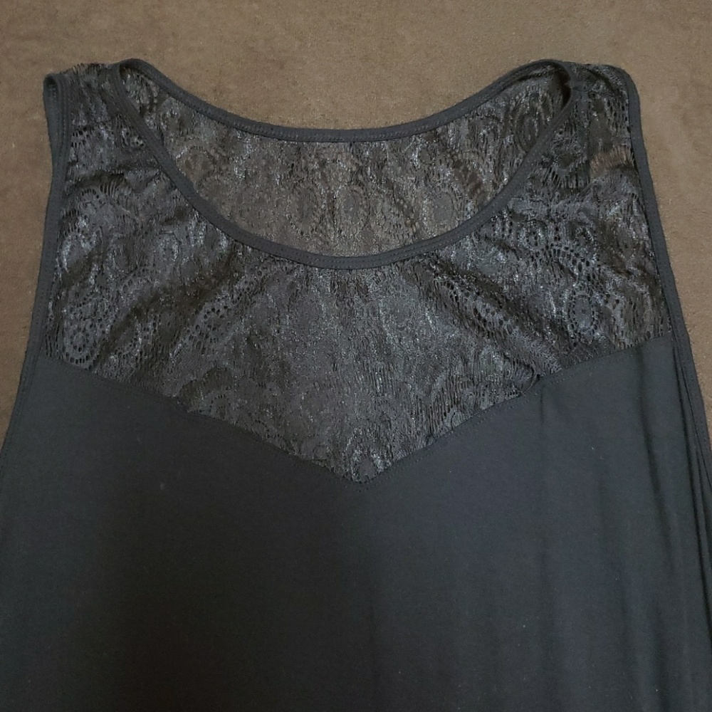 Torrid size 3 black lace tank